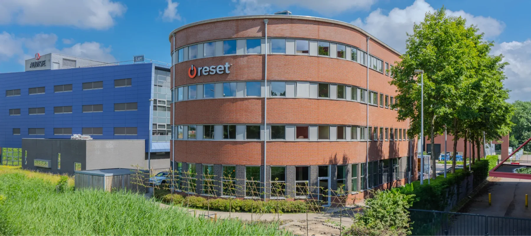 The Reset building at Kleveringweg 6 in Delft: our office and smart building demonstration