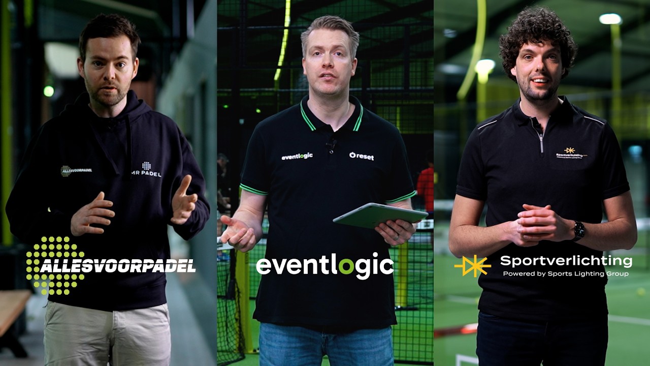 Video thumbnail featuring Allesvoorpadel, Eventlogic and Sportverlichting at Padelclub Hem